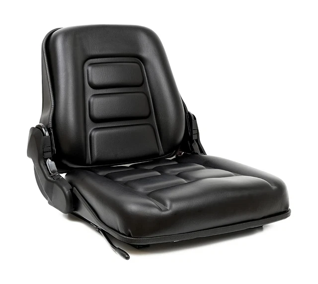 Universal Fold Down Forklift Seat with Adjustable Angle Back,Micro Switch and...
