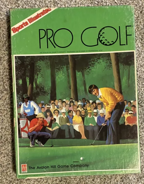 Juego Pro Golf Sports Illustrated Avalon Hill 9600 1984 Pebble Beach Abierto de EE. UU.