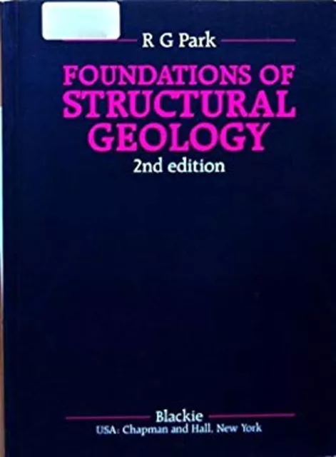 Foundations of Structural Geology Paperback R. G. Park