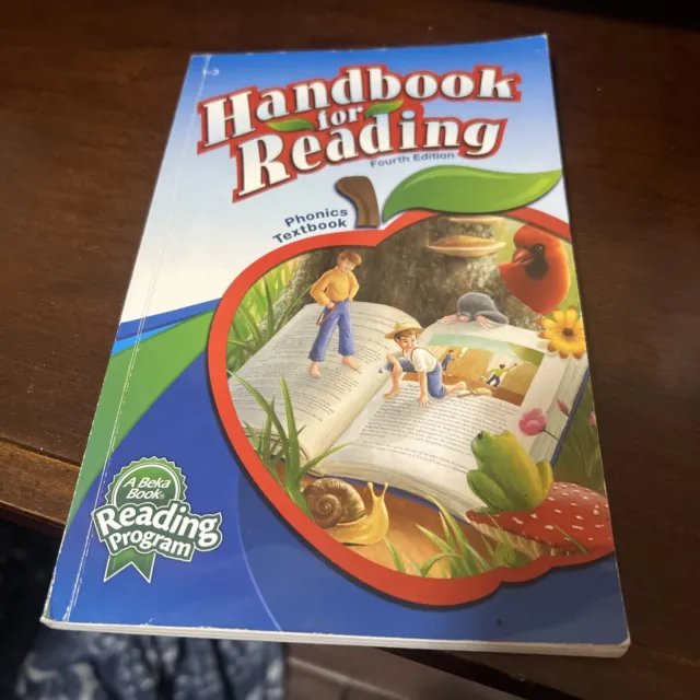Abeka Grade 1-3 Handbook For Reading Phonics Textbook Fourth Edition 1st 2nd 3rd