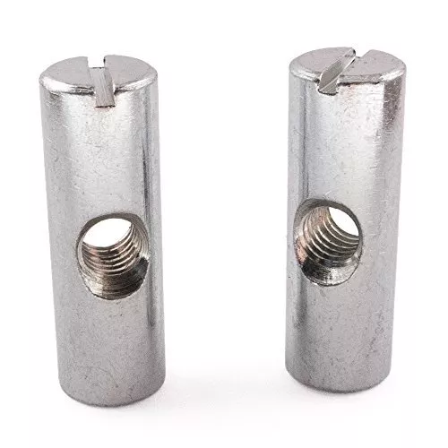 Croce tasselli Barrel dadi, zinco, foro centrale, M6 x 30, confezione da (j5K)