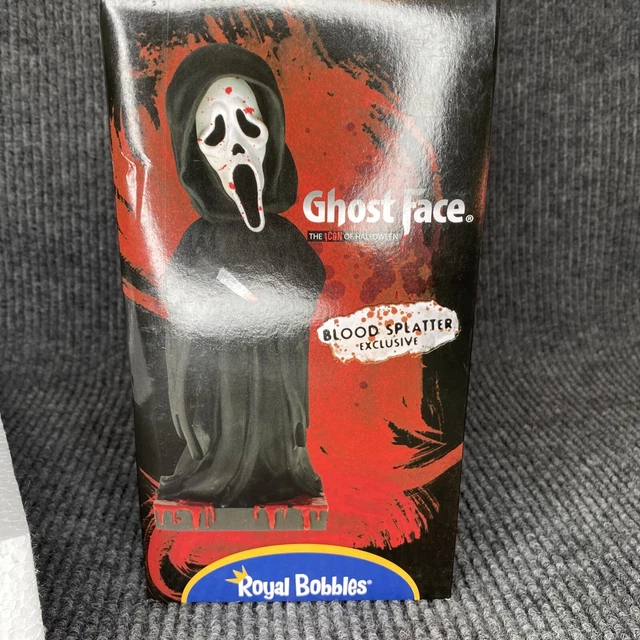 SCREAM Royal Bobbles Ghost Face Blood Splatter Exclusive Bobblehead Halloween 3
