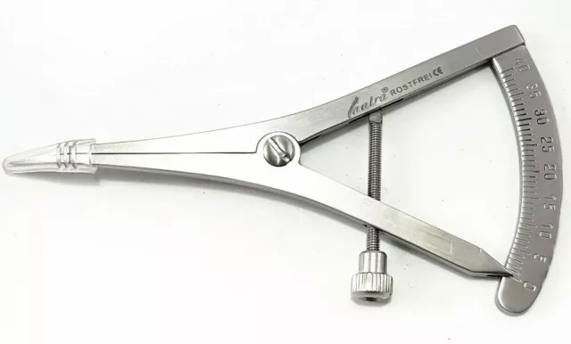 Castroviejo measuring loop compasses of thickness 9 cm straight dental technique