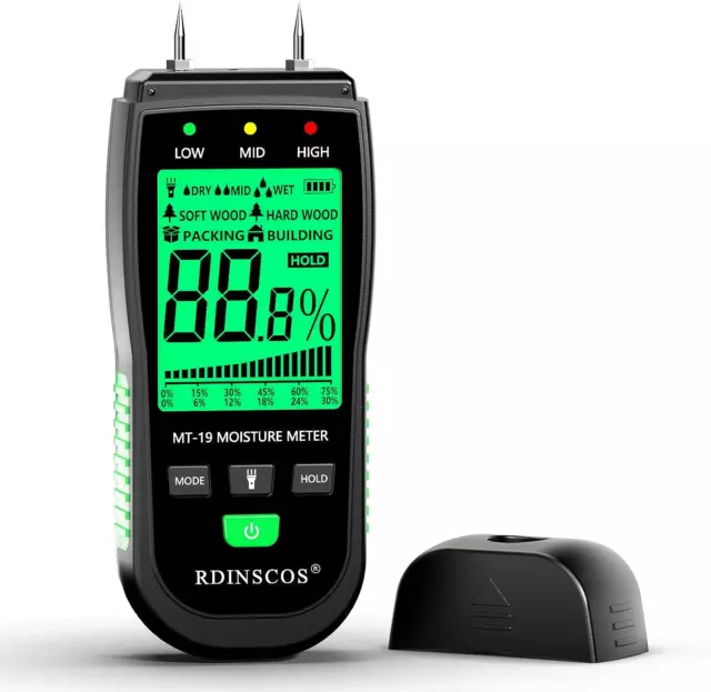 Feuchtigkeitsmessgerät Feuchtigkeitsmesser Detector Feuchtigkeitsdetektor Detect