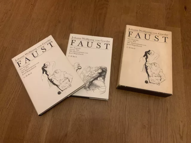 von Goethe, FAUST  1 + 2 , Illustrationen von J. Hegenbarth, 1989