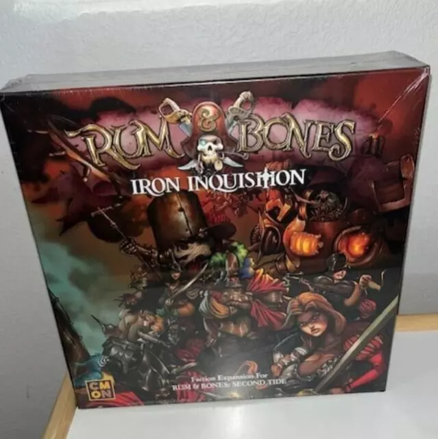 NEW Cmon Games RUM & BONES Second Tide Faction Expansion IRON INQUISITION