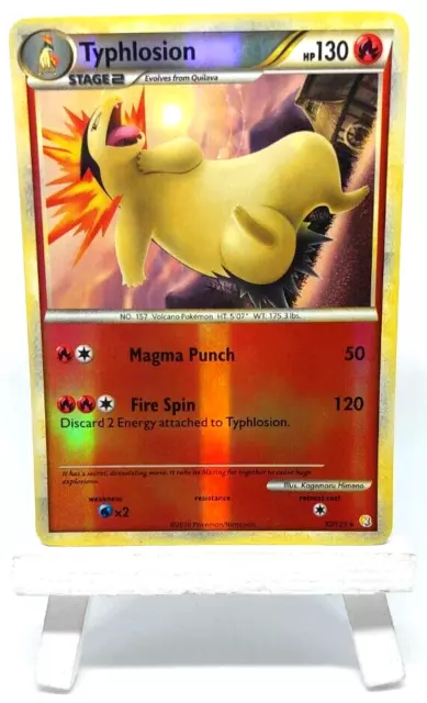 Typhlosion - Pokemon TCG - Heart Gold and Soul Silver - 32/123  Reverse Holo NM