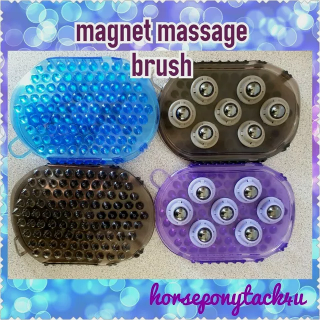 Magnet Massage Curry Comb Grooming Glove or mud Horse Brush glove mitt