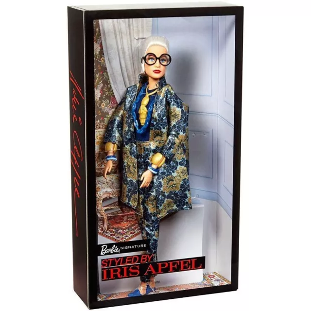 NIB Barbie Styled By Iris Apfel set!  In perfect condition never out of box