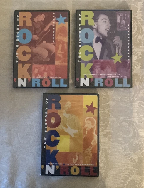 TIME LIFE The History Of Rock ‘N’ Roll DVD Set of 3 NEW SEALED