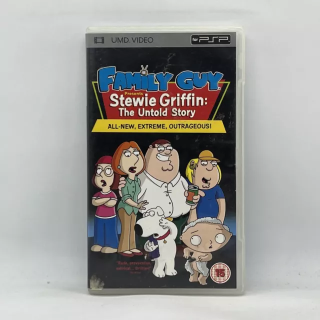 Family Guy Stewie Griffin Untold Story Sony PSP PlayStation UMD Video Region 2