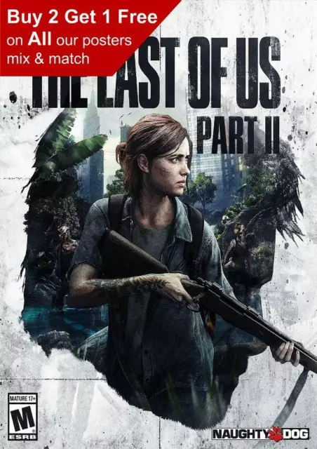 The Last Of Us Part 2 Game Poster A5 A4 A3 A2 A1
