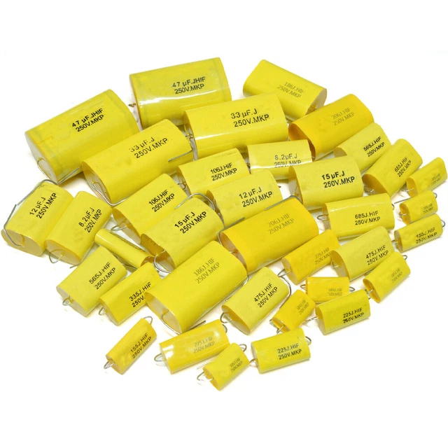 2pcs Vishay BC KP 750P 400V 1% Axial Polypropylene Capacitor (750pF 0