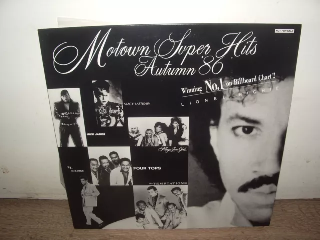 Various – Motown Super Hits - Autumn '86 1986 JAPAN RARE LP DISCO SOUL FUNK