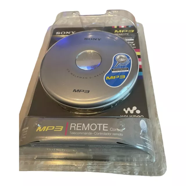 Sony Walkman D-NE006  Tragbare CD MP-3 Player CD-R/RW funktionsfähig NEUWERTOVP 3