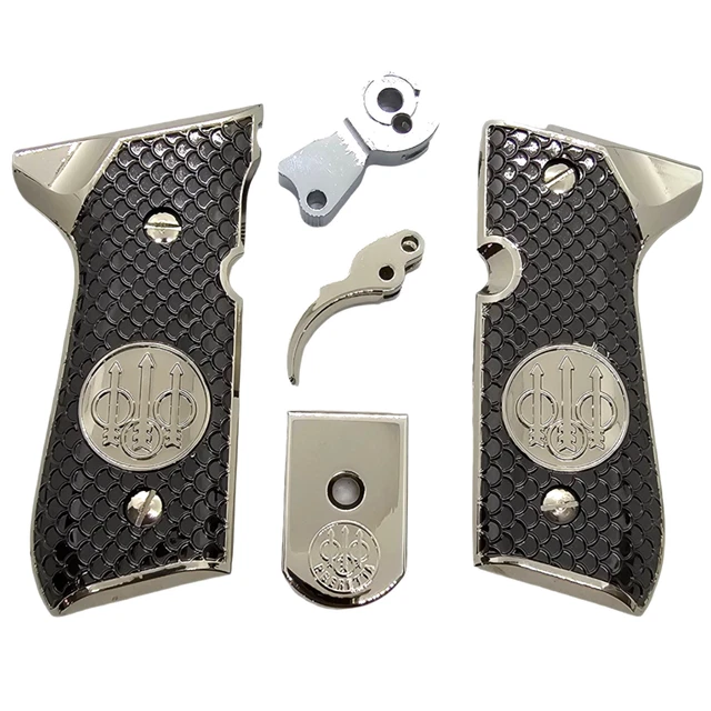 Tek Tactical Gold Hammer & Trigger Set For Beretta 92F, 92FS, M9, 96 Models – Steel