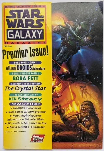 Star Wars Galaxy Magazine #1, 1994, Topps Magazine