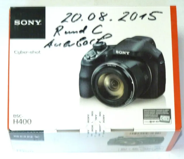 SONY CYBERSHOT DSC-H400 DIGITALKAMERA Kamera schwarz 20,1 MP Cyber Shot