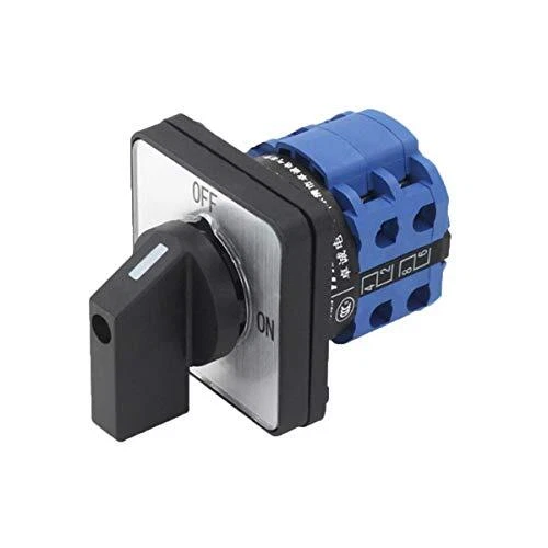 1Pcs Universal Changeover Selector Switch, Power Transfer Switch, 2 Positions