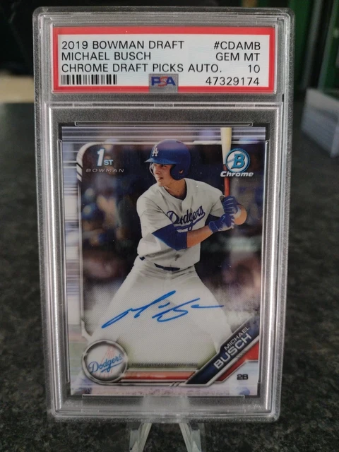 Michael Busch Bowman Chrome Auto Psa 10 FOR SALE! - PicClick