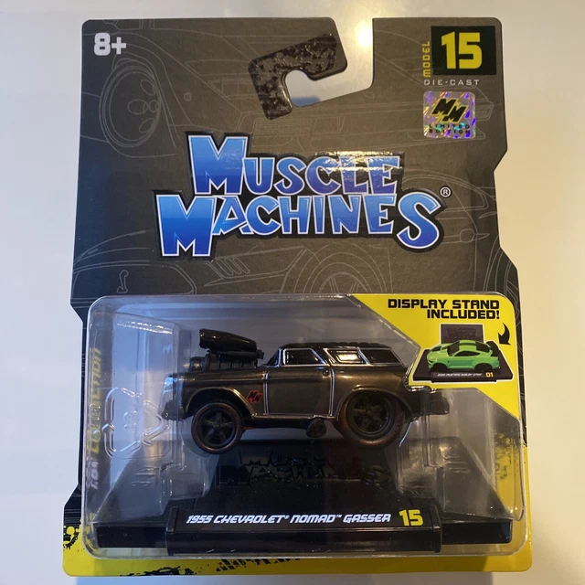 MUSCLE MACHINES 1955 Chevrolet Nomad Gasser Series 3 15 Limited