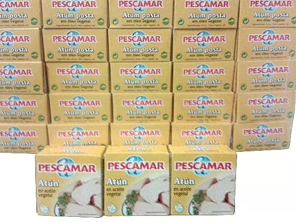 25x TONNO IN OLIO VEGETALE - 25x80g - PESCAMAR TONNO DOSE - DALLA SPAGNA