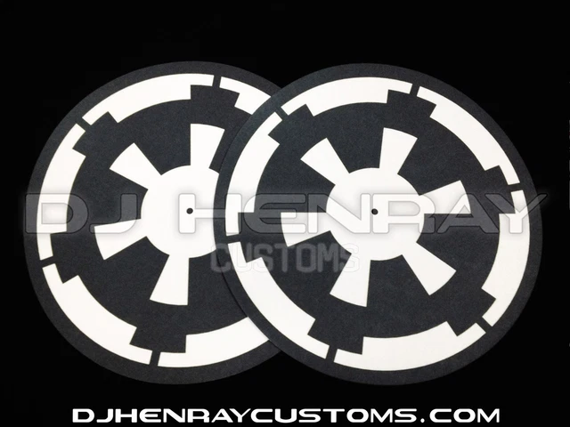 Imperial Dj Slipmats (pair) sl1200mk2 mk5 m3d m5g Technics or any turntable