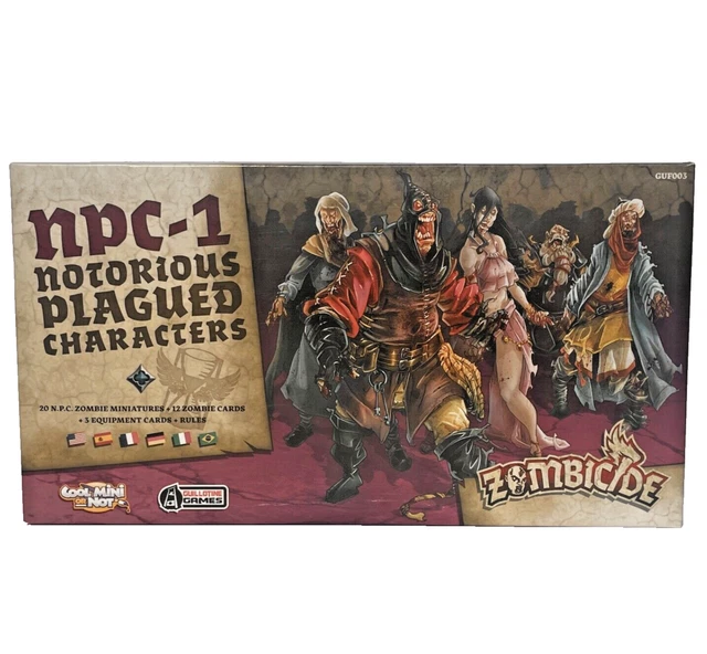 Notorious Plagued Characters 1 - Zombicide Black Plague | Generación X