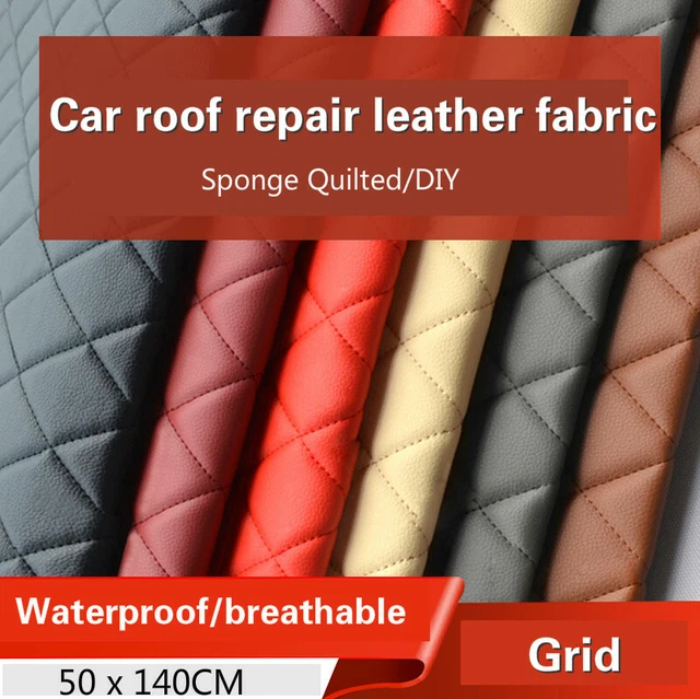 VINILE SIMILPELLE TESSUTO Perforata Spugna Trapuntato Auto Fodera Materiale EUR 78,56 - IT - Foto 4