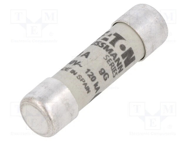 500VAC Céramique, Cylindrique, Industrie Sécurité : Schmelz 8A Gg