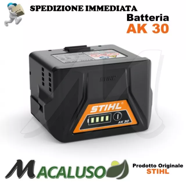 Batteria Stihl AK 30 ioni di litio COMPACT 36 volt 4,8 Ah 187 Wh MSA HSA FSA BGA