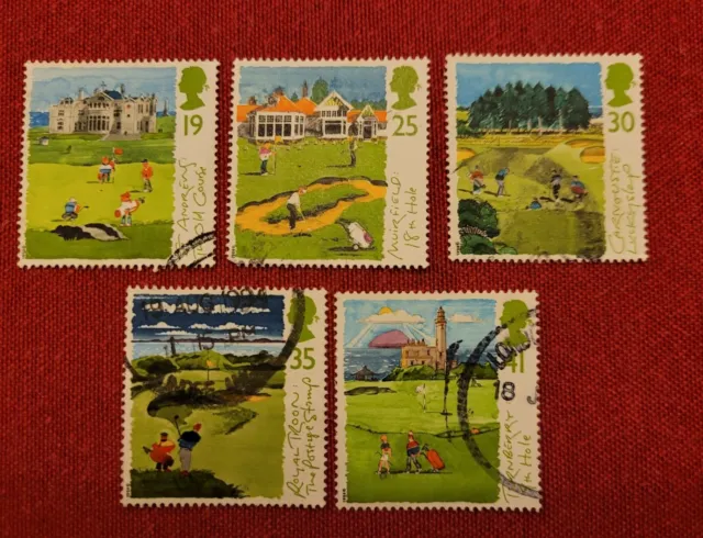 1994 GB, Scottish Golf Courses, Fine Used Set of Stamps, SG 1829-33 #167