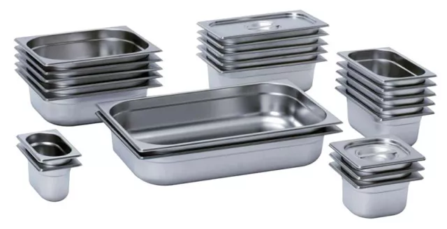 Gastronorm containers gastro pans stainless steel container lids also available