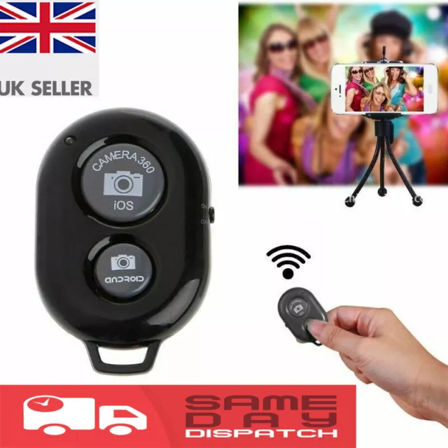 New Bluetooth Remote Control Camera Selfie Shutter Stick for iphone, Android UK