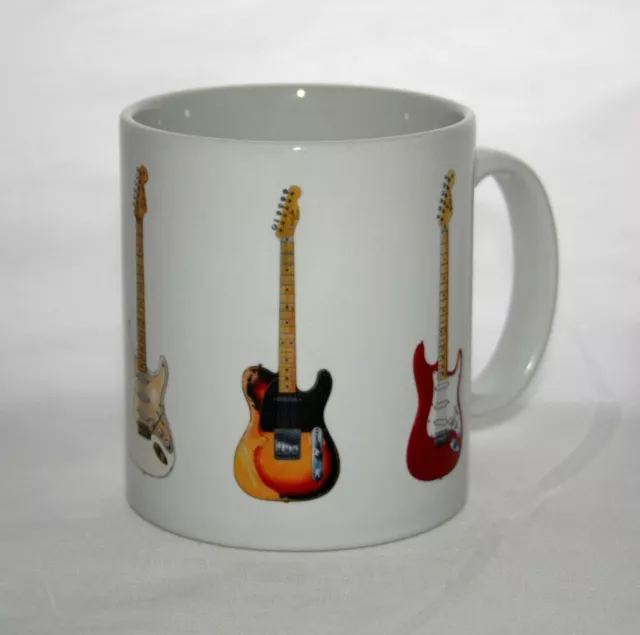 Guitar Mug. David Gilmour's Guitar Illustrations.