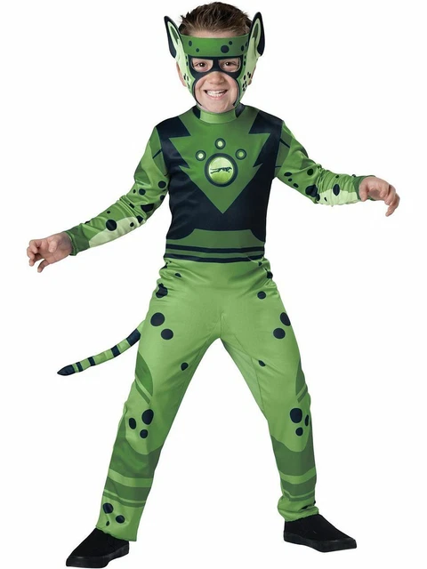 Incharacter Wild Kratts Cheetah Green Standard Boys Halloween Costume 141705