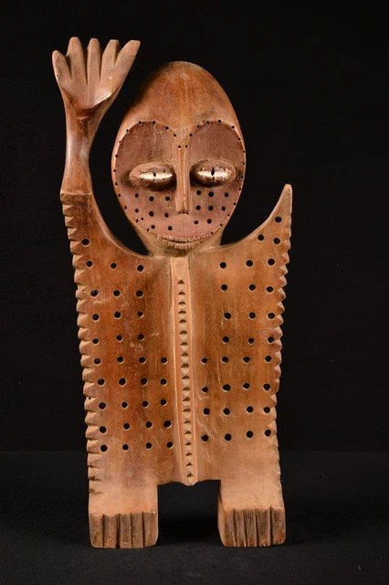 21609 A Primitive African Lega Statue DR Congo