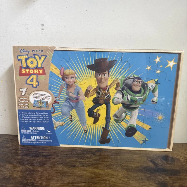 DISNEY TOY STORY 4 Jigsaw Puzzles- W/ Wood Storage Box - NEW $19.40 ...