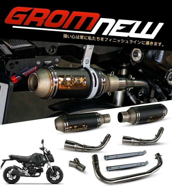 Doppio sistema di scarico completo adatto per HONDA NUOVO GROM125 GROM 21-2022 tubo AR Aodonly
