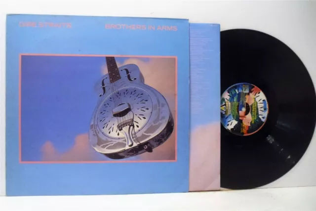 DIRE STRAITS brothers in arms LP VG+/VG, VERH 25, vinyl, album, & lyric inner