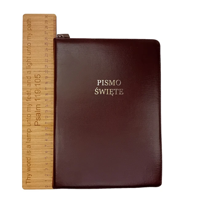 Pismo Swiete Polish Bible Start Nowy Testament Duzy Format Giant Print leather