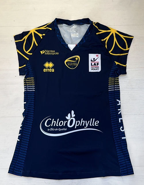 Maillot De Volleyball Nantes VBN Errea - Bleu Marine - Taille S - Très Bon état