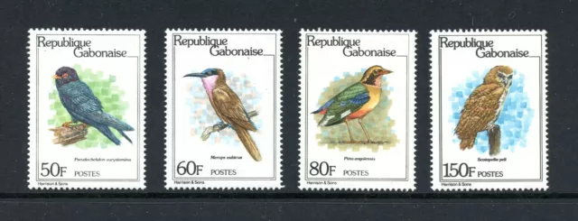 R1390 Gabon 1980 Vögel 4v. MNH