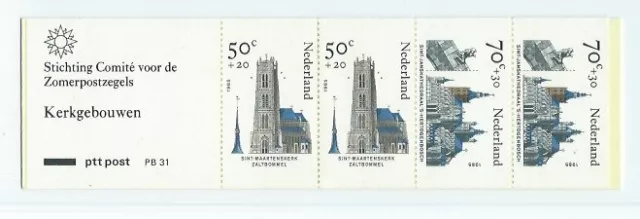 Niederlande Markenheftchen Postzegelboekje PB 31 NVPH