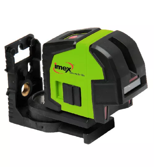 Imex LX22 Red Cross Line Laser Level & Plumb Spot + Magnetic Bracket + Tripod 2