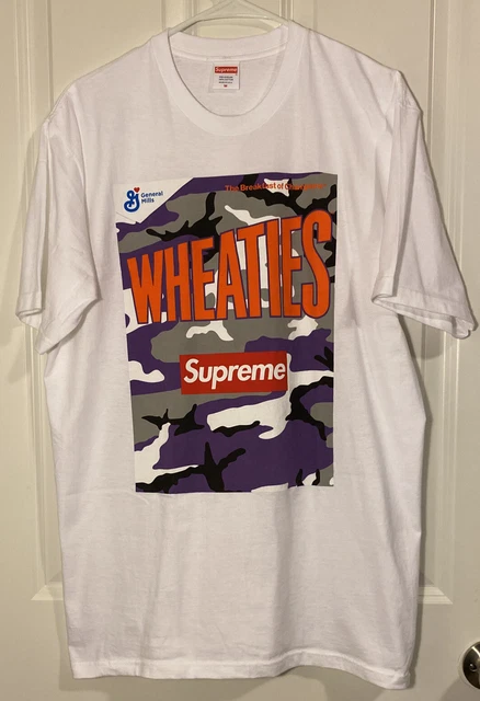 Supreme Wheaties Tee Shirt SS21 White Size Men’s Medium FREE SHIPPING! Supreme Wheaties Tee Shirt SS21 White Size Men’s Medium FREE SHIPPING!