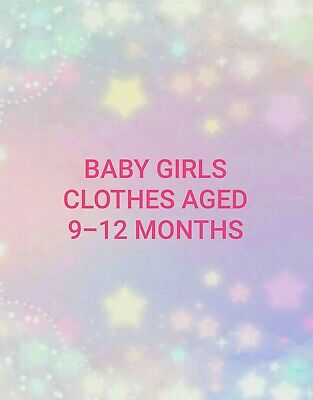Baby Girls Clothes Aged 9-12 Months Make Your Own Bundle Tops Sleepsuits Coats