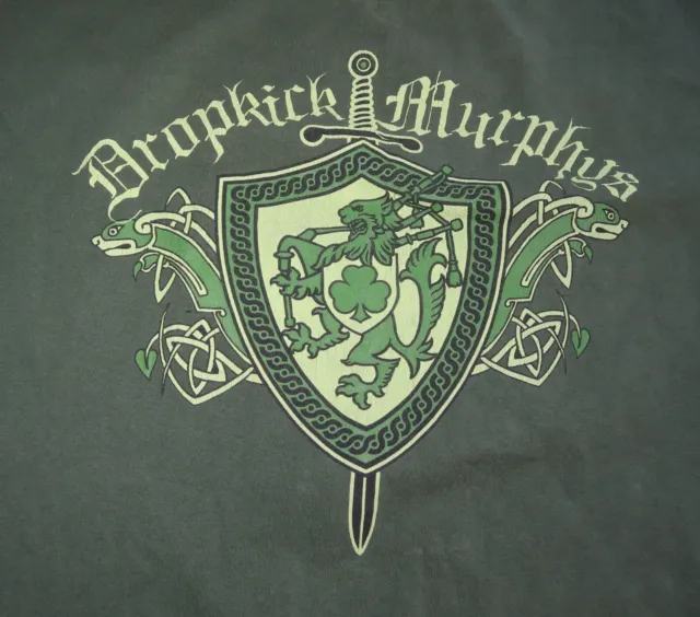 2014 DROPKICK MURPHYS St Paddy's Day Concert Tour (XL) T-Shirt St Patrick's Day
