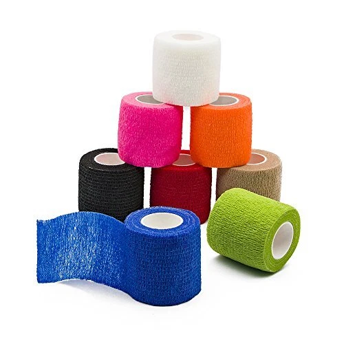 tocone 8 rouleaux Bandage élastique Bandage adhésif cohésive pansements Ruban...
