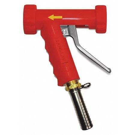 Sani-Lav N8sr20 Pistol Grip Spray Nozzle, 3/4" Female, 150 Psi, 8.9 Gpm, Red